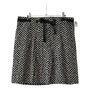 NWT Ann Taylor Loft Womens Skirt Size 16 A-Line Black White Short